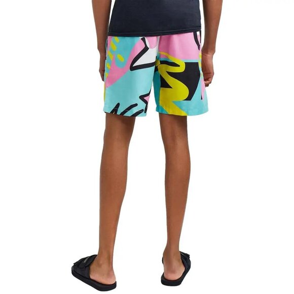 Reason Men Relax Swim Shorts (Pink yellow) Size M - Picture 2 of 4